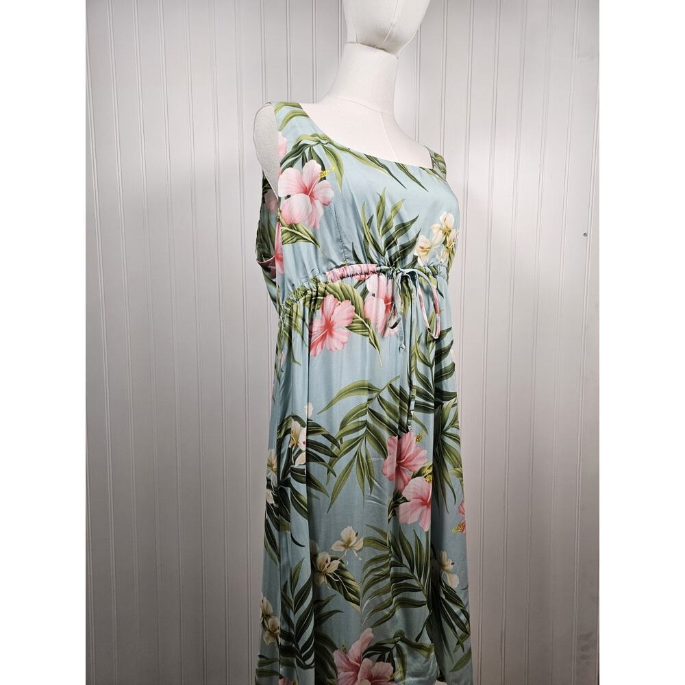 Puanani RJC Hawaiian Dress Size 1X Made In Hawaii Tropical Vacation